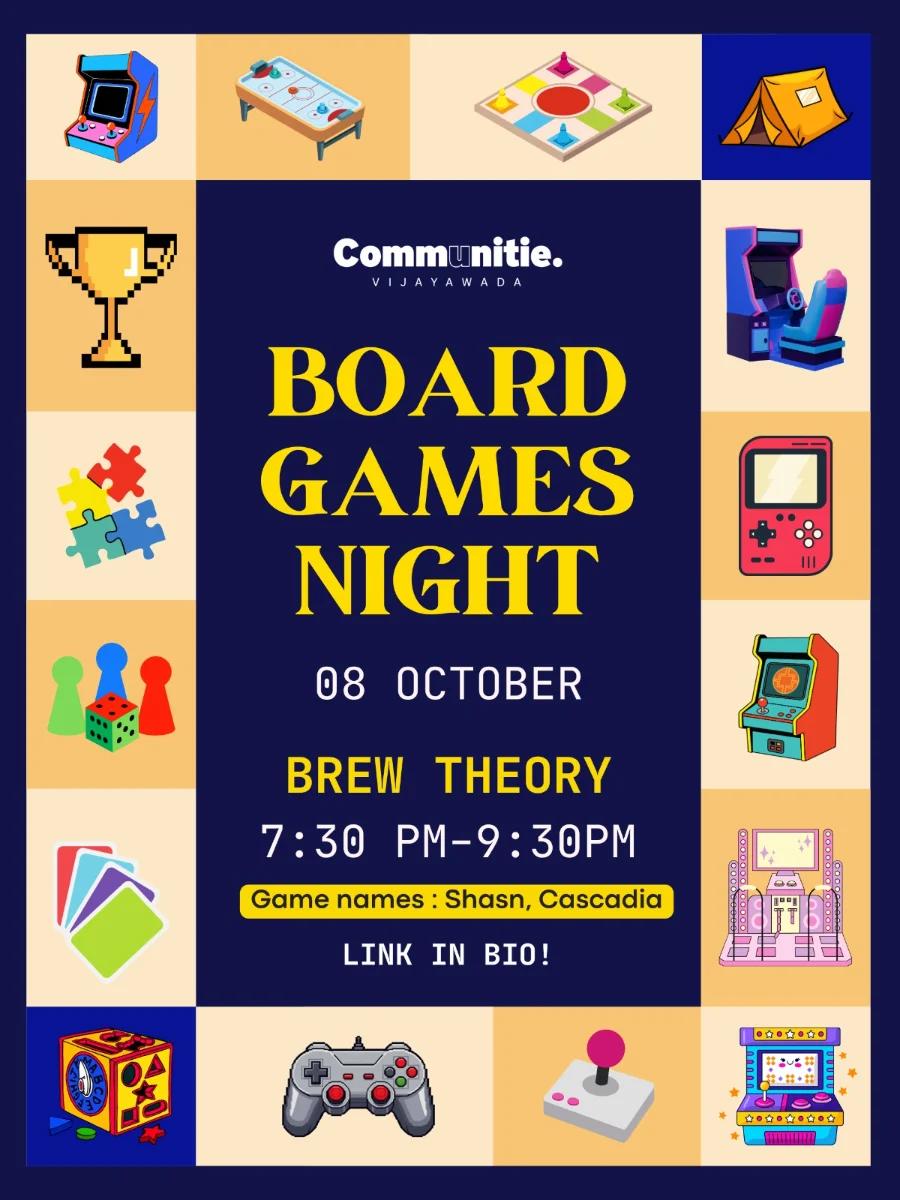 Board games night - Thursday