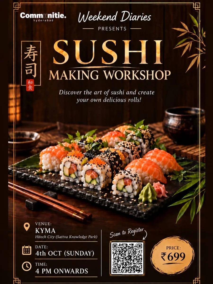 Sushi Making Workshop – Roll, Create & Enjoy!