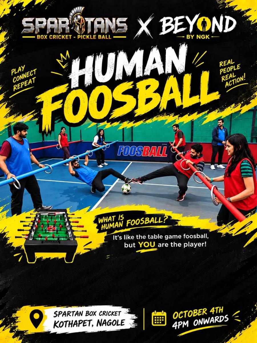 HUMAN FOOSBALL