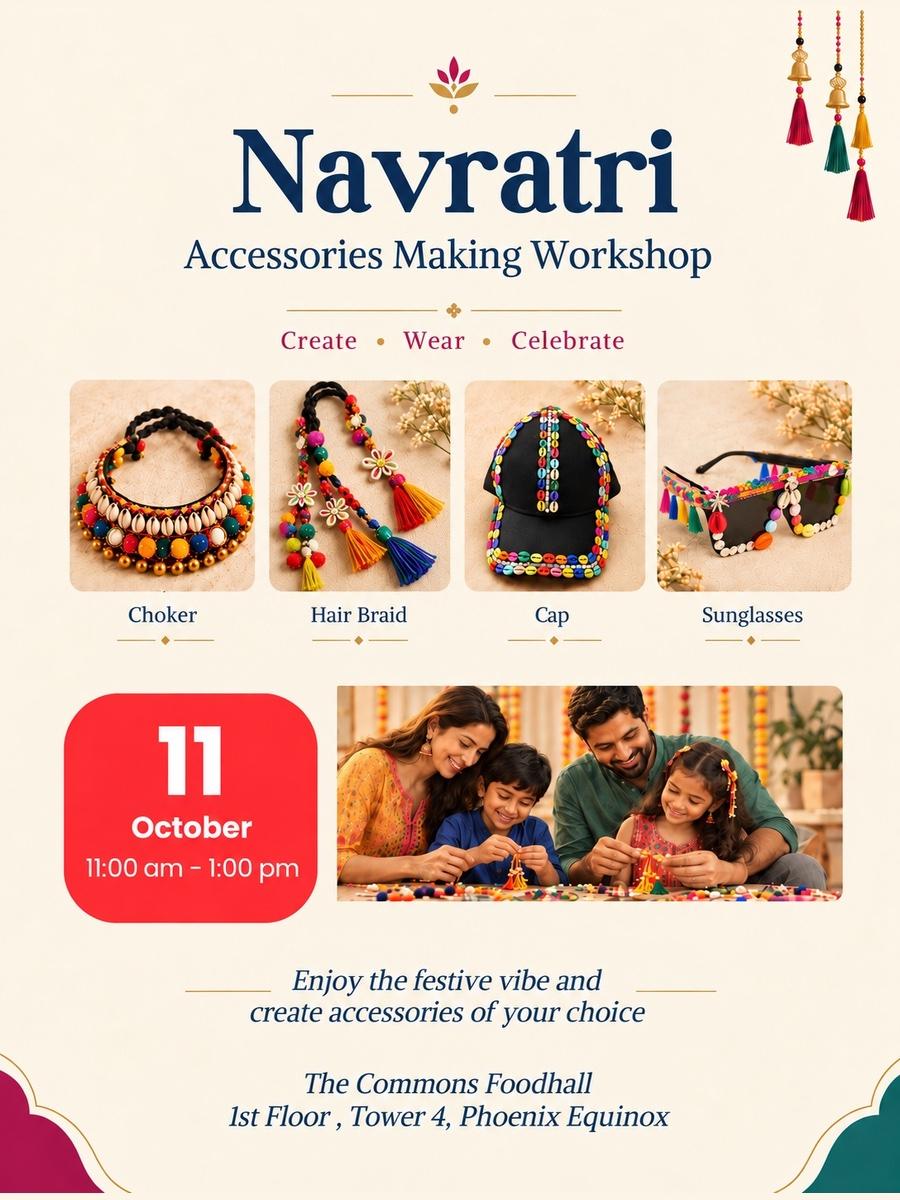 Navratri Accessory Making Workshop